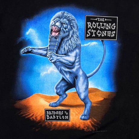 ROLLING STONES BRIDGES TO BABYLON WORLD TOUR 1997 BLACK FITS XL 4887