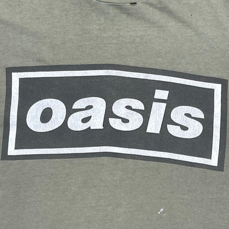 oasis BLACK BOX LOGO GREEN FRUIT OF THE LOOM XL 8187
