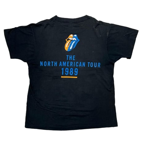 ROLLING STONES 1989 THE NORTH AMERICAN TOUR SPLIT LIP & TONGUE FITS LARGE 9483