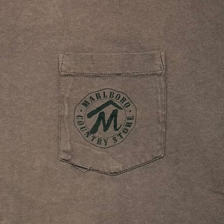 Marlboro Marlboro MAN POCKET TEE BROWN FITS XL 7305