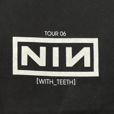 NINE INCH NAILS WITH TEETH TOUR 06 BOX LOGO ALL SPORT XL 0630