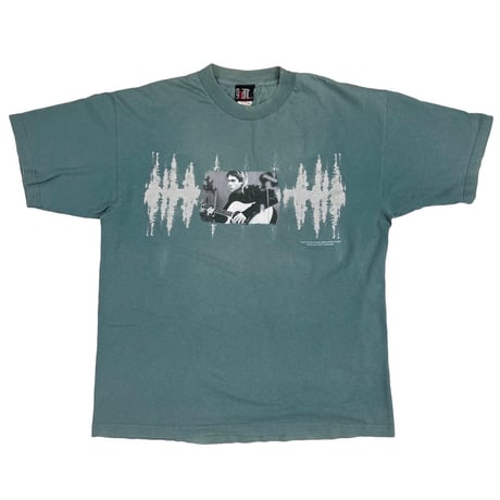 NIRVANA 1997 KURT COBAIN PORTRAIT FADED GREEN GIANT XL 2198