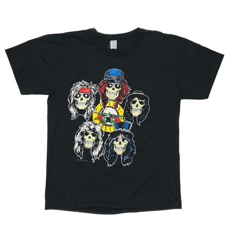 GUNS N' ROSES 1989 COLISEUM FRONT MEMBER SKULL FACE LARGE 3313