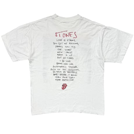 THE ROLLING STONES VOODOO LOUNGE WHITE EURO LARGE 5612
