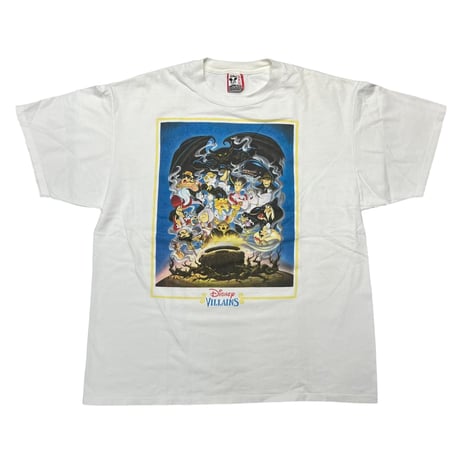 DISNEY VINTAGE VILLAINS SHIRT WHITE FITS XL 6089