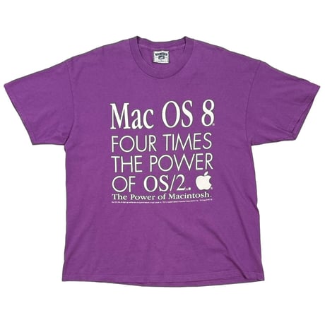 Apple 1997 Mac OS 8 FOUR TIMES THE POWER OF OS/2 PURPLE LEE XL 7517