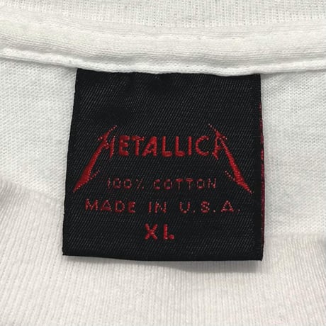 METALLICA 4 FACE BACK STAGE SET 1991-92 WHEREVER I MAY ROAM METALLICA TAG XL 7534