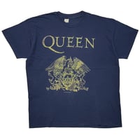 QUEEN 1991 EMBLEM NAVY SCREEN STARS XL 1379