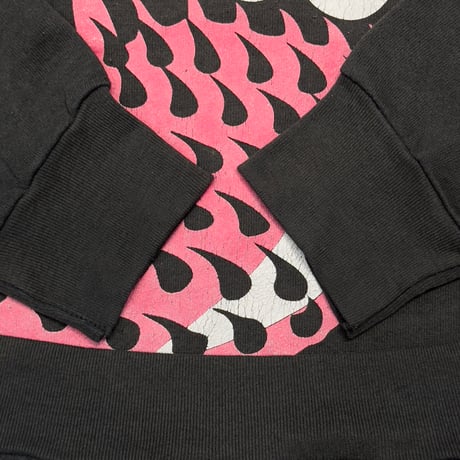 ROLLING STONES SPIKE TONGUE CREWNECK SEWAT FRUIT OF THE LOOM LARGE 4488