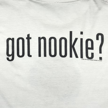 LIMP BIZKIT 1999 got nookie ? WHITE FITS XL 9084