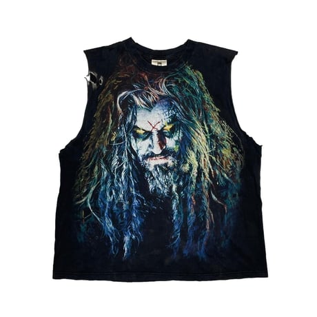 ROB ZOMBIE 100% HARDCORE SLEEVE CUT WINTER LAND XL 9038