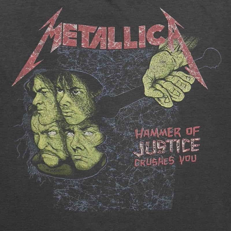 METALLICA PUSHEAD 1988 DAMAGED JUSTICE XL 2024