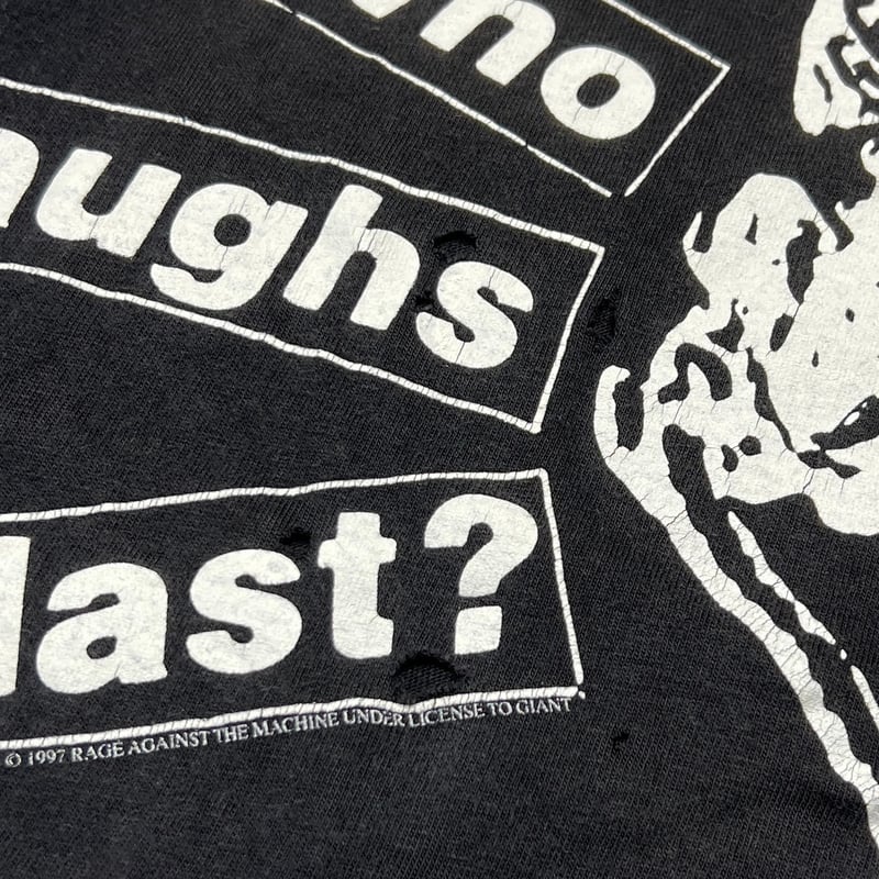 RAGE AGAINST THE MACHINE 1997 Who laughs last?