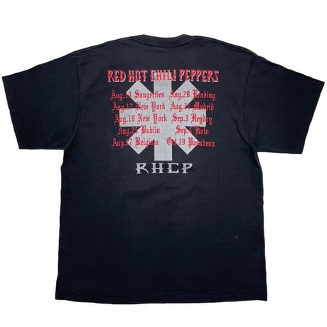 RED HOT CHILI PEPPERS CIRCLE LOGO TOUR TEE FITS L-XL 1968