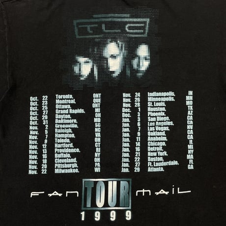 TLC FAN MAIL TOUR 1999 FITS LARGE 5717