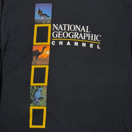 OLD&VINTAGE NATIONAL GEOGRAPHIC CHANNNEL LAUNCH 01-01-01 LS ALL SPORT LARGE 3919