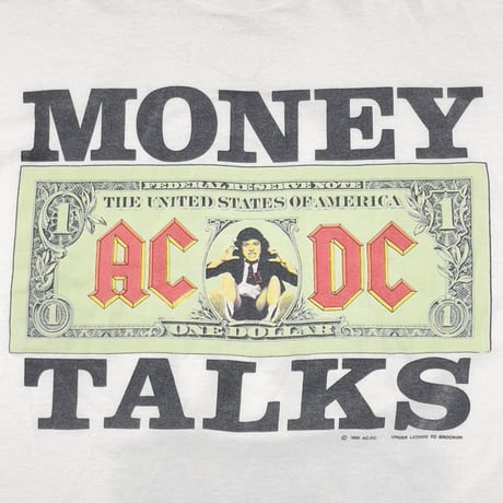 AC/DC MONEY TALKS WORLD TOUR 1990/91 FITS LARGE 0787