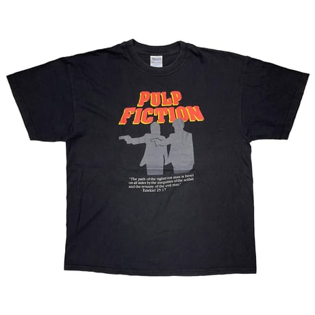 PULP FICTION SILHOUETTE TEE BLACK M&O XL 3170