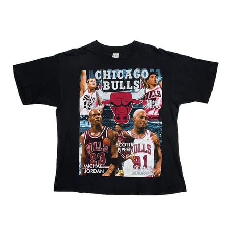 CHICAGO BULLS 1996 WORLD CHAMPIONS BOOTLEG RAP TEE XL 9339