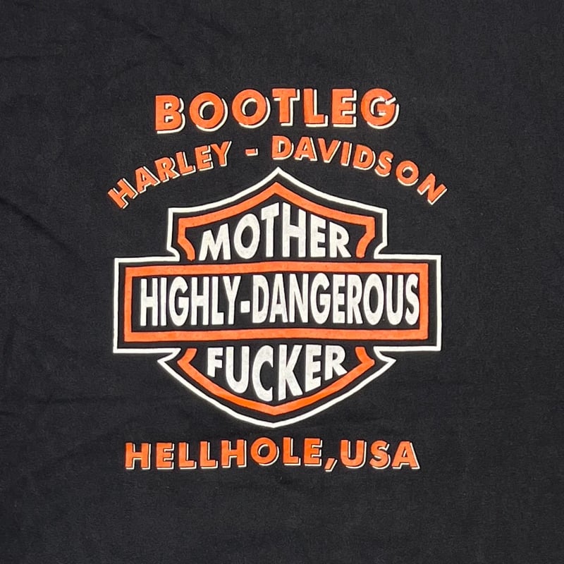 OLD & VINTAGE HARLEY DAVIDSON BOOTLEG MOTHER FU
