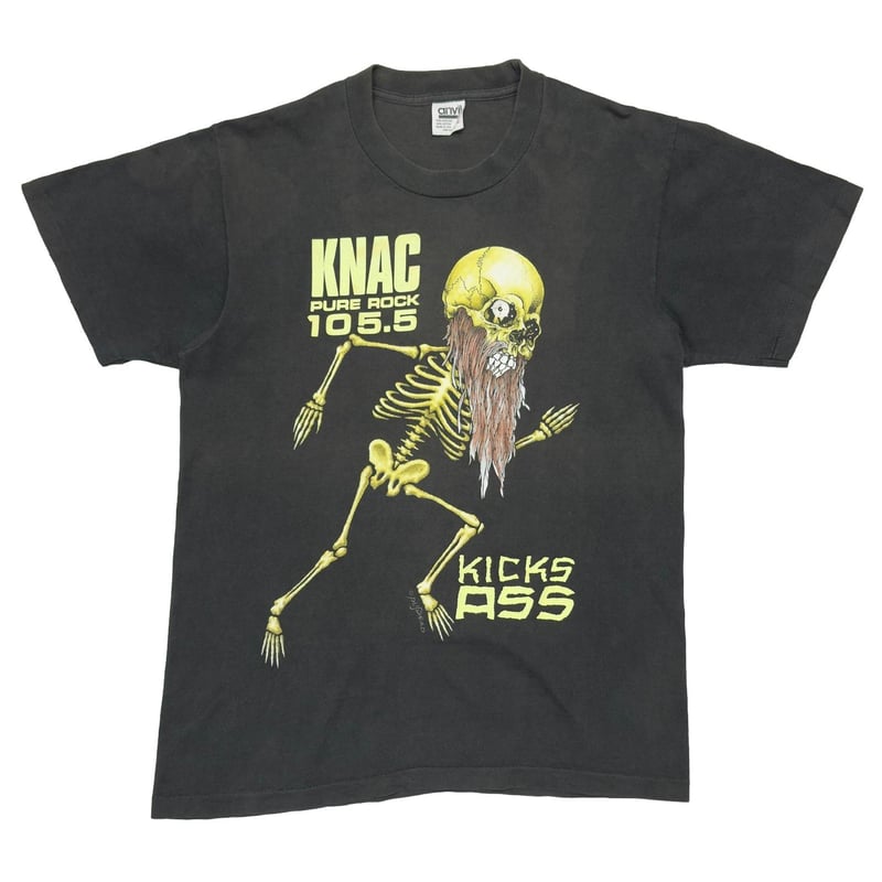 KNAC PURE ROCK ビンテージ パスヘッド 蓄光 PUSHEAD 骸骨 KNAC PURE ROCK ビンテージ パスヘッド 蓄光 PUSHEAD 骸骨