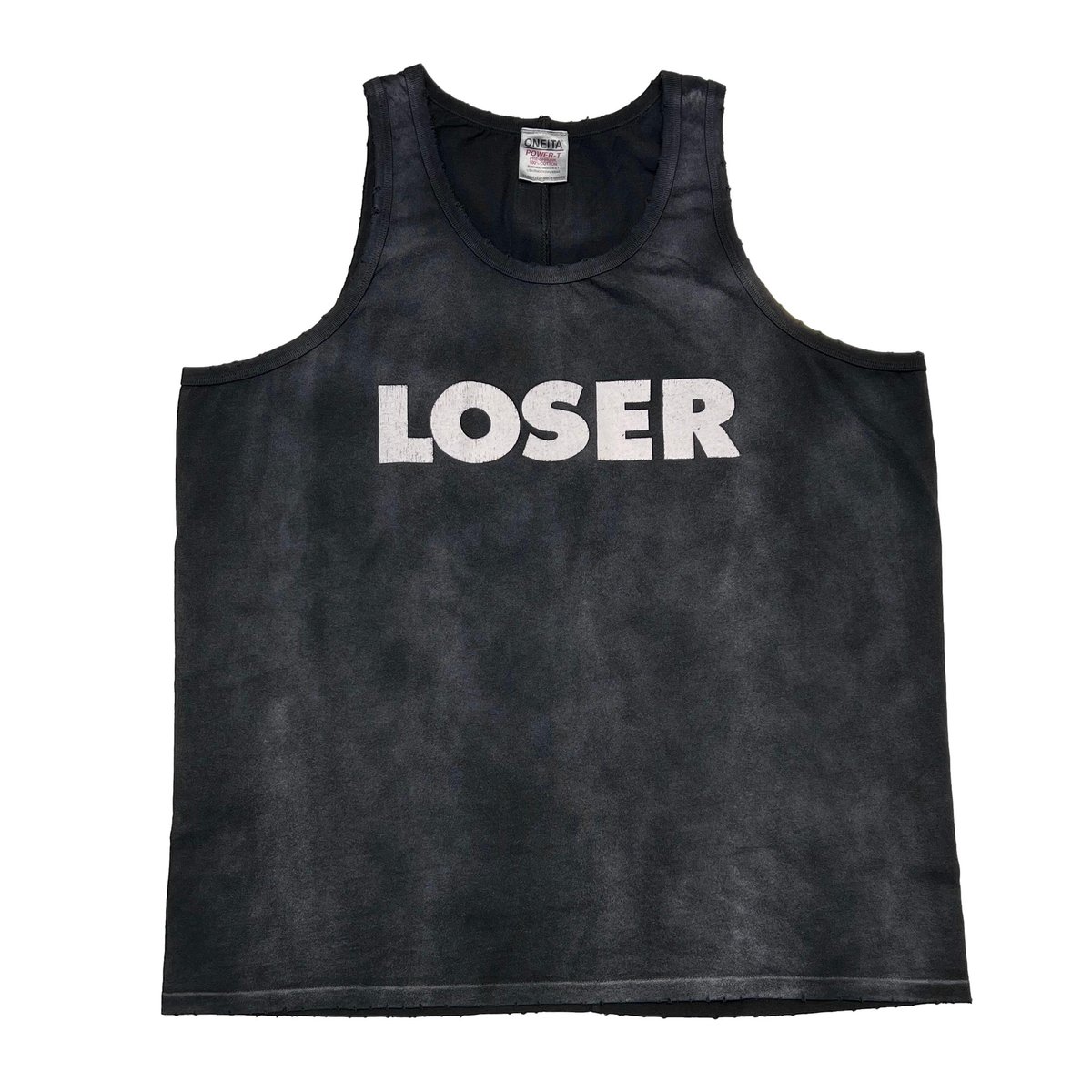 greatLAnd ORIGINAL ONEITA LOSER TANK TOP BLACK