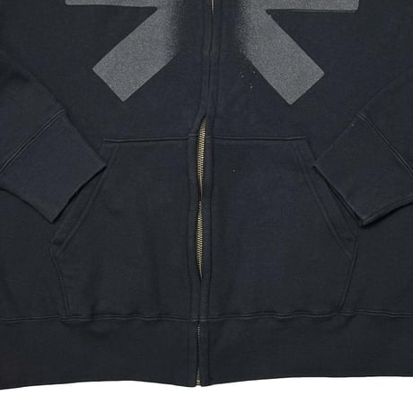 RED HOT CHILI PEPPERS GLITTER LOGO SWEAT ZIP HOODIE MEDIUM 5092