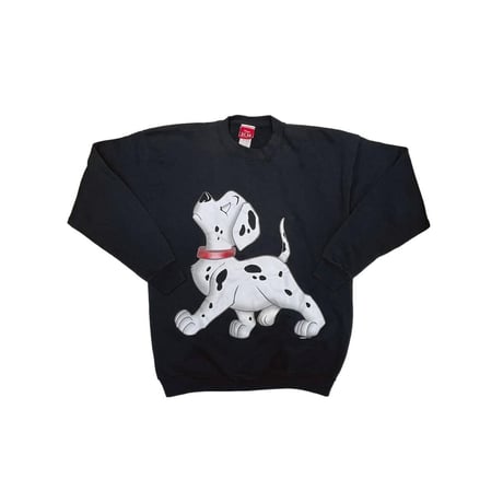 DISNEY 101 DALMETIANS CREWNECK SWEATSHIRT FITS LARGE