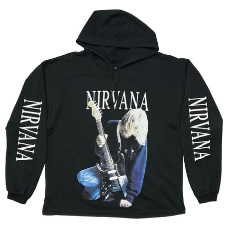 NIRVANA KURT COBAIN MEMORIAL BOOTLEG HOODIE EURO LARGE 4639