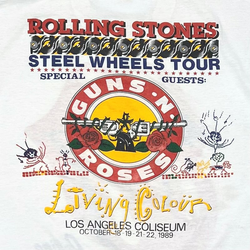 The Rolling Stones 1989 ヴィンテージ THE ROLLING STONES 1989 STEEL WHEELS TOUR WITH