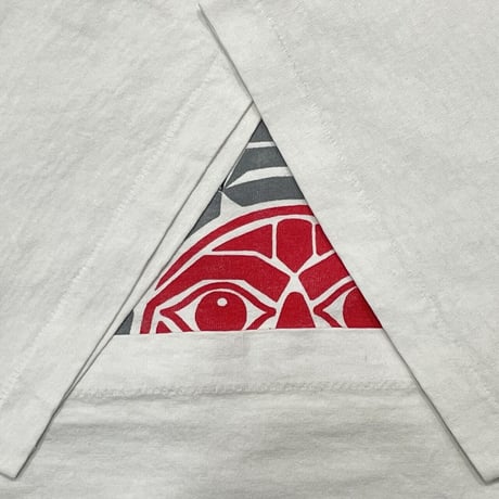 RED HOT CHILI PEPPERS DOUBLE SIDE Aztec TEE WHITE GIANT XL 8200