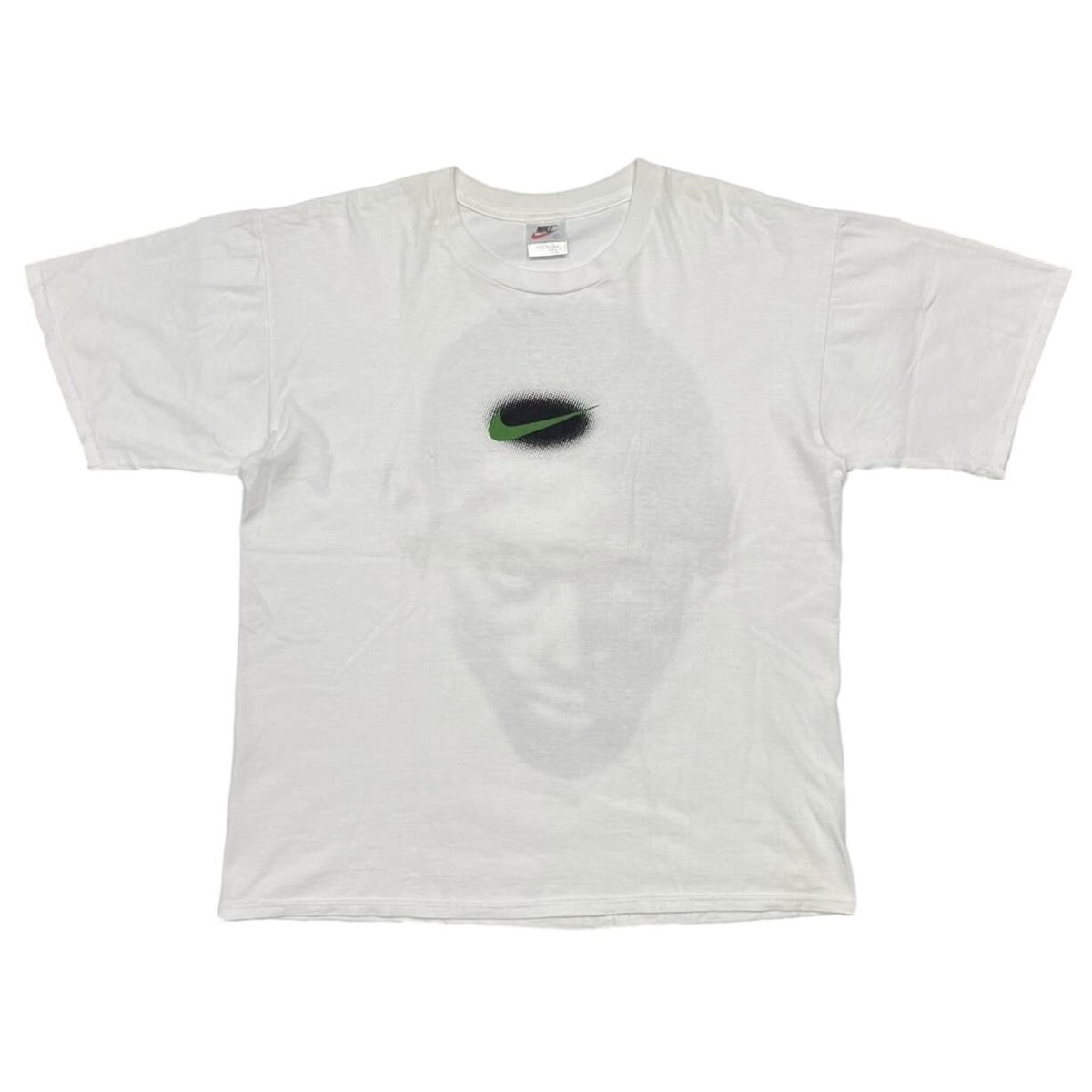NIKE DENNIS RODMAN BIG HEAD TEE GREEN LARGE 697