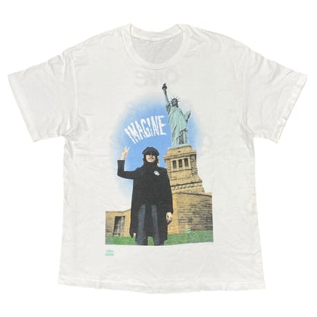 JOHN LENNON IMAGINE GIVE PEACE A CHANCE WHITE FITS M-L 2088