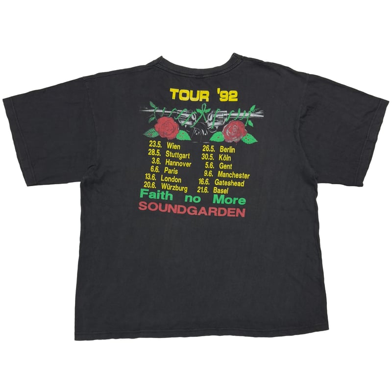 値下げ★Guns N' Roses★1989年製 GUNS N' ROSES x FAITH NO MORE x SOUNDGARDEN TOU