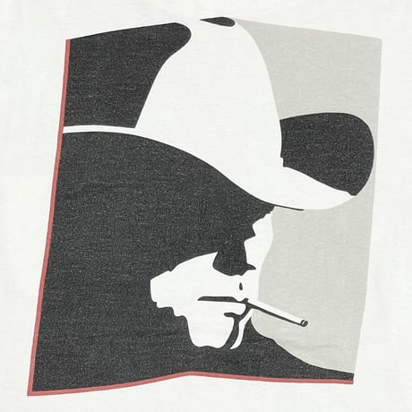 Marlboro man RED LINE SILHOUETTE RED LINE POCKET TEE WHITE 4