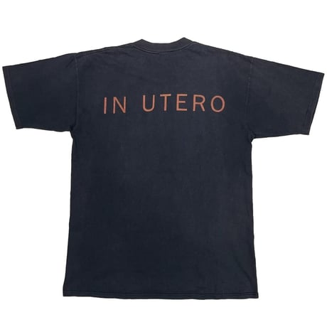 NIRVANA IN UTERO BLACK FITS XL 1052