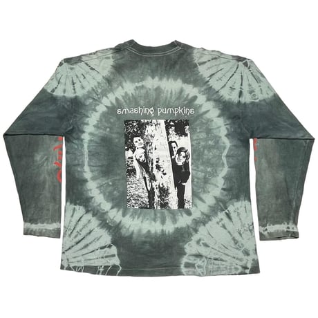 THE SMASHING PUMPKINS STAR PORTRAIT LS TIE DYE GREEN XL 0067