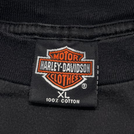 HARLEY DAVIDSON THUNDER&WING LOGO FUN WEAR BLACK XL 5467
