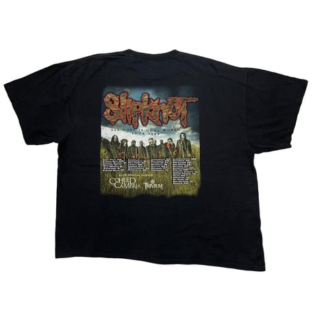 SLIPKNOT ALL HOPE IS GONE WORLD TOUR 2009 FITS XL 3590