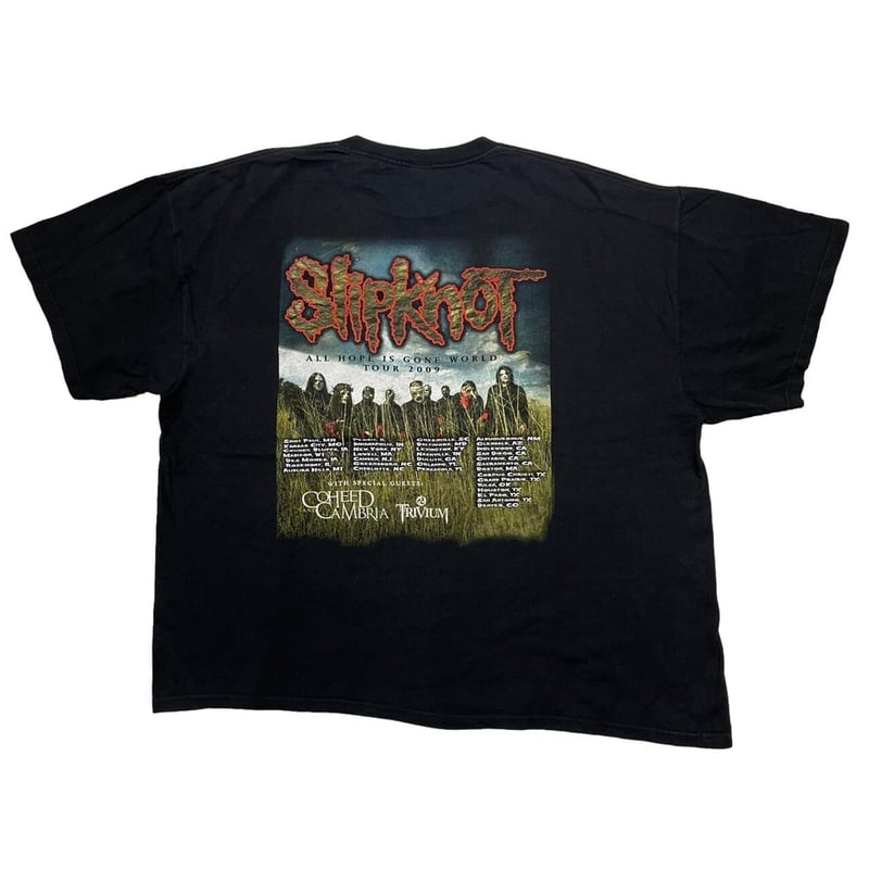 SLIPKNOT ALL HOPE IS GONE WORLD TOUR 2009 FITS
