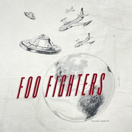 FOO FIGHTERS 1995 UFO NATURAL JERZEES XL 8075