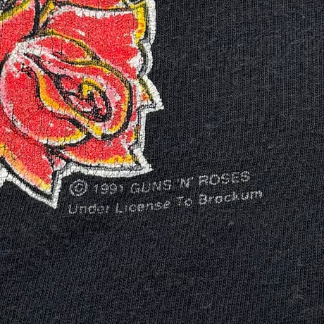 GUNS N' ROSES CROSS SKULL USE YOUR ILLUSION TOUR 1991-1992 EURO FITS XL 5541