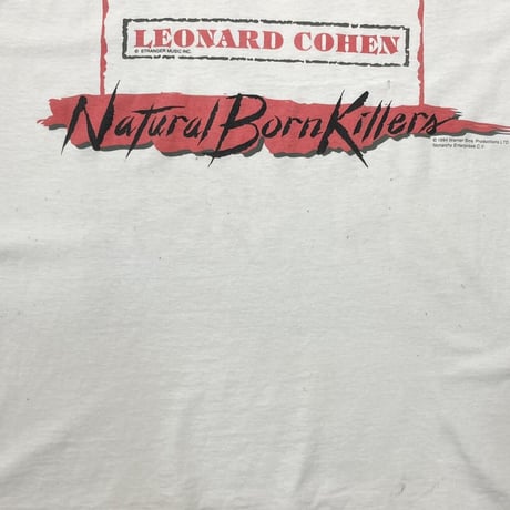 [MORE SALE] NATURAL BORN KILLERS 1994 BLOOD LUST MOVIE PROMO WHITE GIANT BY TULTEX XL 9663