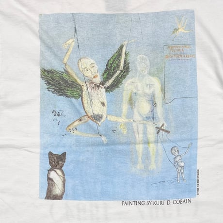NIRVANA KURT COBAIN MEMORIAL ADULT GIANT BY TULTEX LARGE 8945