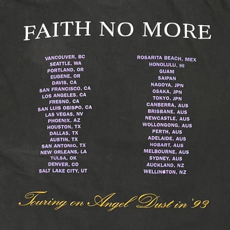 FAITH NO MORE ANGEL DUST BROCKUM XL 1787
