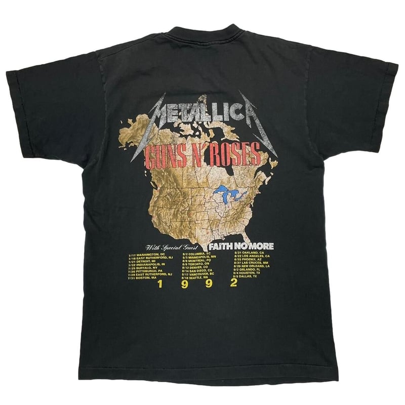 METALLICA x GUNS N ROSES 1992 NORTH AMERICAN TO...