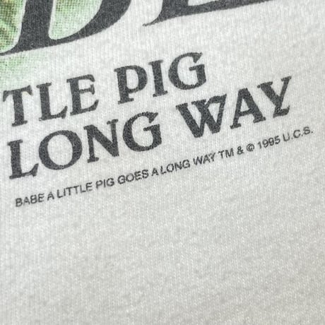 BABE 1995 A LITTLE PIG GOES A LONG WAY WHITE WINTERLAND XL 9098