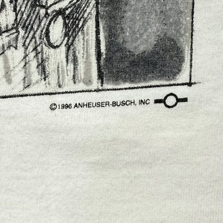 [MORE SALE] Budweiser 1996 HANDWRITTEN FROG WHITE FITS LARGE 5878