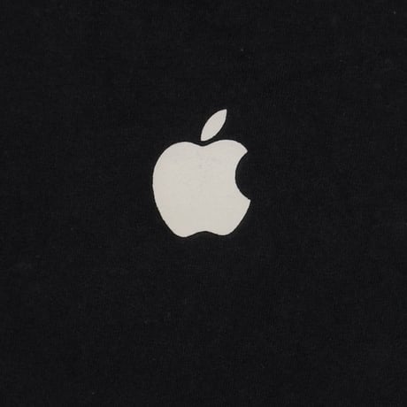 Apple 00s CENTER LOGO LS BLACK FRUIT OF THE LOOM XL 5086