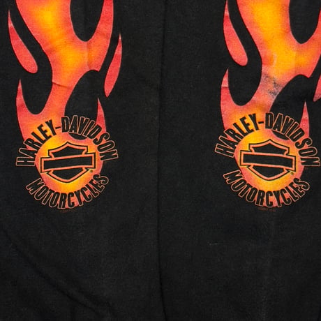 HARLEY DAVIDSON FLAME POCKET LS TEE CHICAGO XL 7415